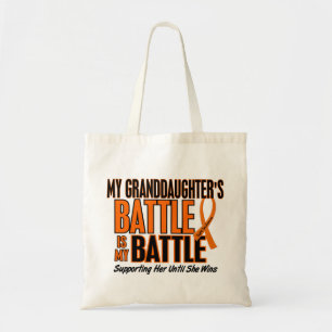Bolsa Tote Minha da batalha leucemia da neta demasiado