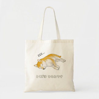 Bolsa Tote "Minha especialidade é o sequestro" Napping Shiba 