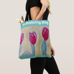 Bolsa Tote Minha etiqueta de compras