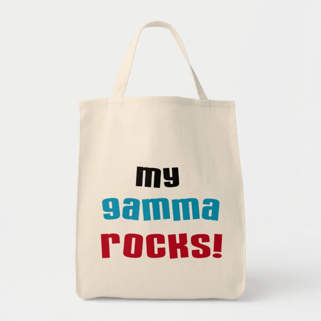 Bolsa Tote Minha Gama Rocks T-shirts e presentes (Frente)