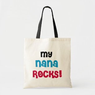 Bolsa Tote Minha Nana Rocks T-shirts e presentes