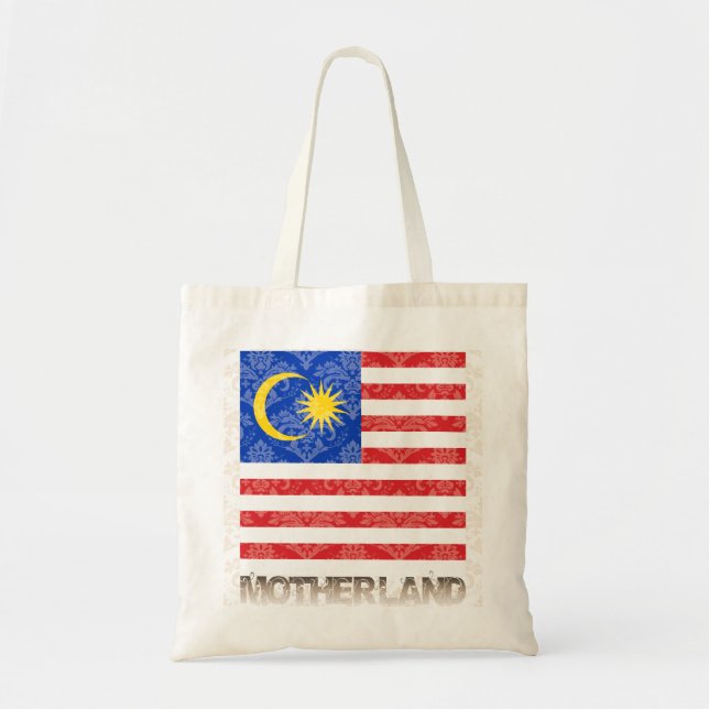 Bolsa Tote Minha pátria Malaysia (Frente)