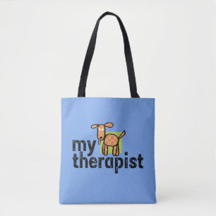Bolsa Tote Minha sacola do impressão do terapeuta toda sobre