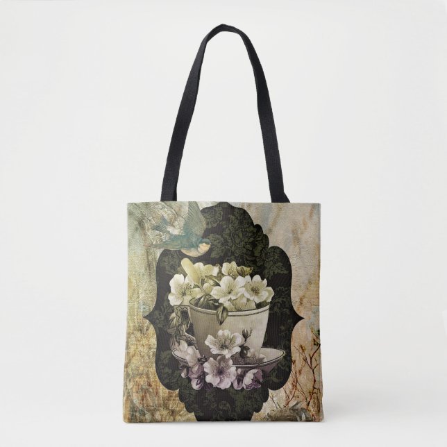 Bolsa Tote Minha taça de chá (Frente)