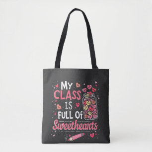 Bolsa Tote Minha turma é Cheio de Namorados de professor de a