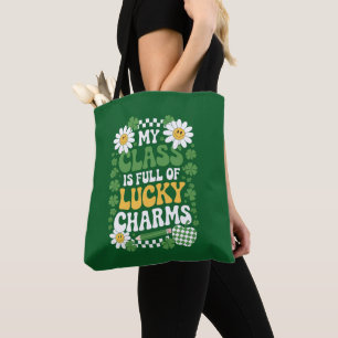 Bolsa Tote Minha Turma Está Cheia De Amuletos Da Sorte Dia De