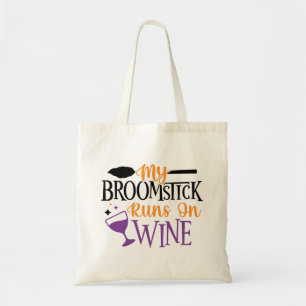 Bolsa Tote Minha vassoura corre no vinho