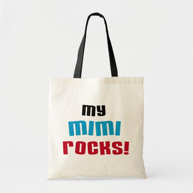 Bolsa Tote Minhas camisetas e presentes do Mimi Rocks (Frente)