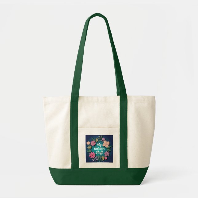 Bolsa Tote Minhas Coisas De Jardim (Frente)