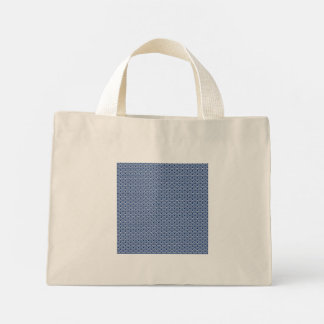 BOLSA TOTE MINI 藍色の波小紋