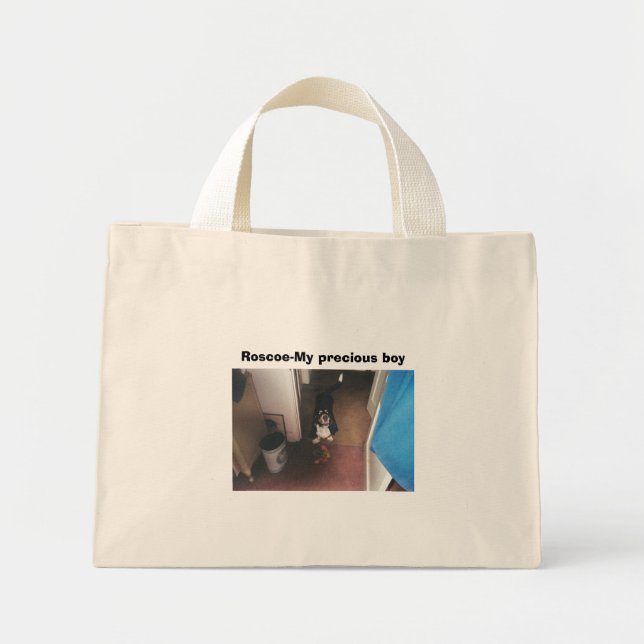 Bolsa Tote Mini 016_13A, Roscoe-Meu precioso (Frente)