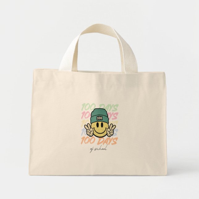 Bolsa Tote Mini 100 jours de classe, cent jours de classe (Frente)