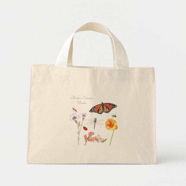 Bolsa Tote Mini A Mãe Natureza Maravilha de Tote (Frente)