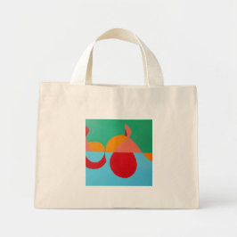 Bolsa Tote Mini Abstract Treble Clef Tiny Tote