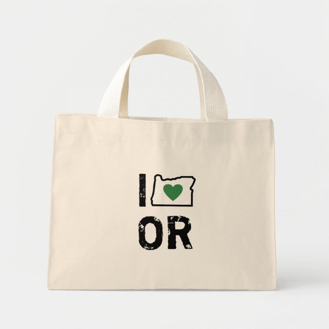 Bolsa Tote Mini Adoro o Oregon Bag (Frente)