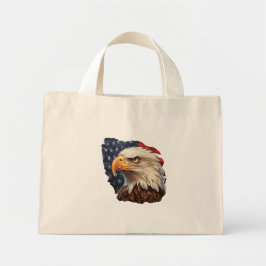 Bolsa Tote Mini Águia Careca da Bandeira Americana