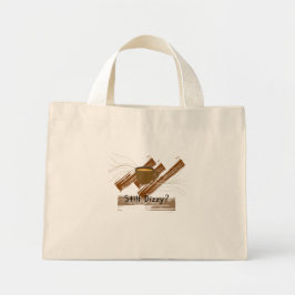 Bolsa Tote Mini Ainda Tonto Precisa Café