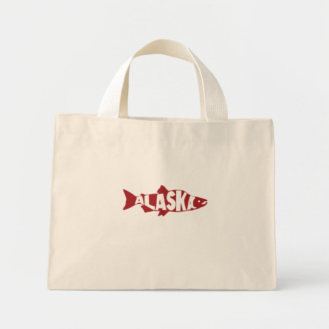 Bolsa Tote Mini Alaska Salmon (Frente)