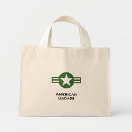 Bolsa Tote Mini American Badass Green