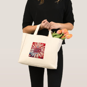 Bolsa Tote Mini Aniversário de 250 anos da América 1776-2026 Fogos