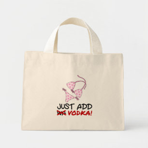 Bolsa Tote Mini Apenas adicione vodka