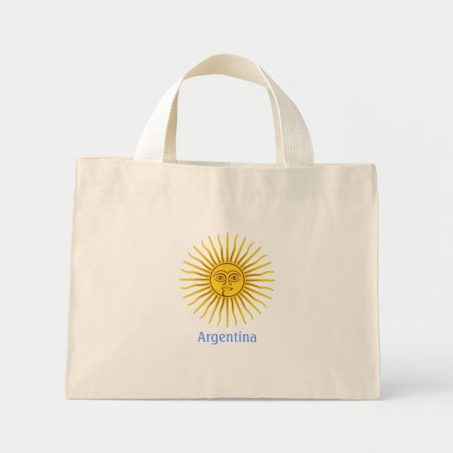 Bolsa Tote Mini Argentina Sun, Argentina (Frente)