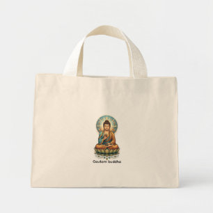 Bolsa Tote Mini Arte Antiga Autêntica Sukiti Budh - Dhamma Tote Ba
