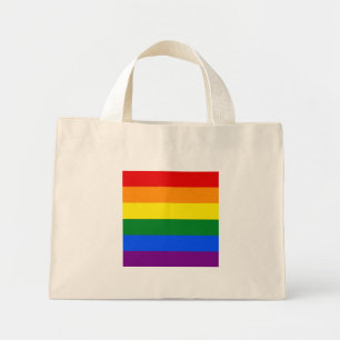 Bolsa Tote Mini As cores do arco-íris