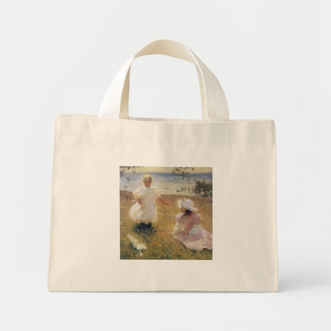 Bolsa Tote Mini As Irmãs, de Frank Weston Benson (Frente)