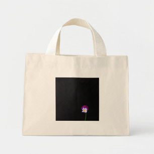 Bolsa Tote Mini Atcna violeta da flor