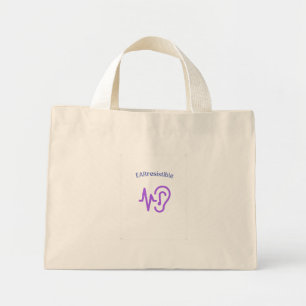 Bolsa Tote Mini Audiologia Saco resistível