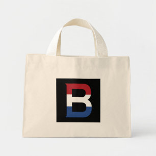 Bolsa Tote Mini B Monograma sobreposto no Sinalizador NLD no tcnt