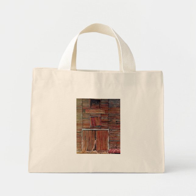 Bolsa Tote Mini Bag de estradas do país (Frente)