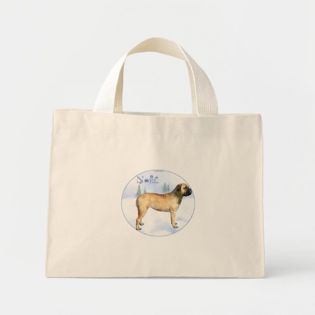 Bolsa Tote Mini Bag de Noel Bullmastiff (Frente)