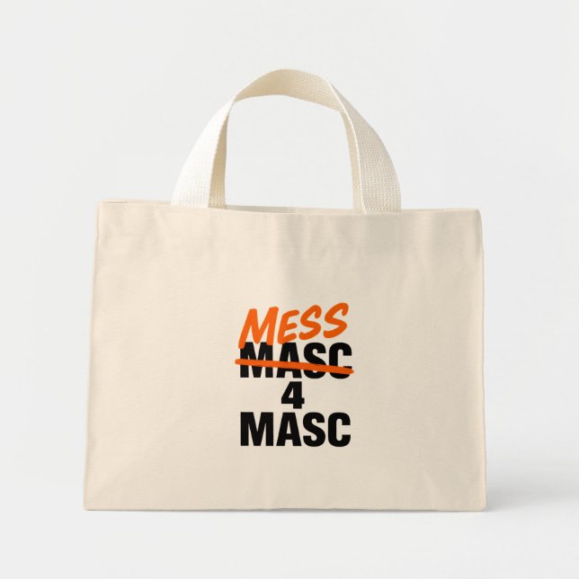 Bolsa Tote Mini Bagunça 4 Másc (Frente)