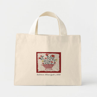 Bolsa Tote Mini Baltimore Album Quilt c.1850 Tote Bag