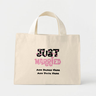 Bolsa Tote Mini Barra de ferramentas do Recem casados personalizad