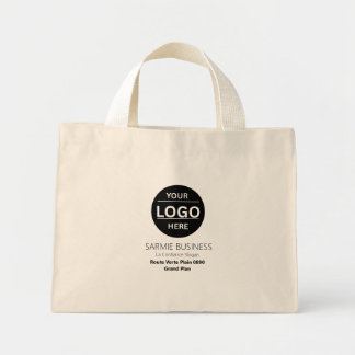 Bolsa Tote Mini Basic Logo Custom Bag, Business or Shop Tote Bag