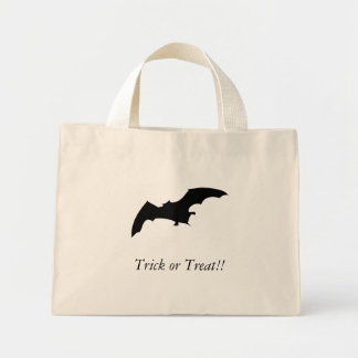 Bolsa Tote Mini Bat Tote Bag 2-2010, Trick ou Treat!