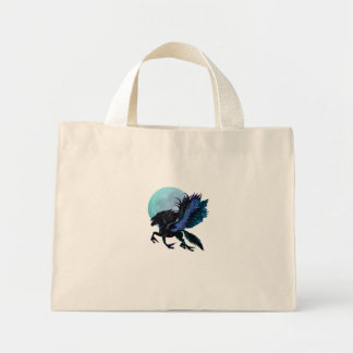 Bolsa Tote Mini Black Pegasus e Blue Moon Bag