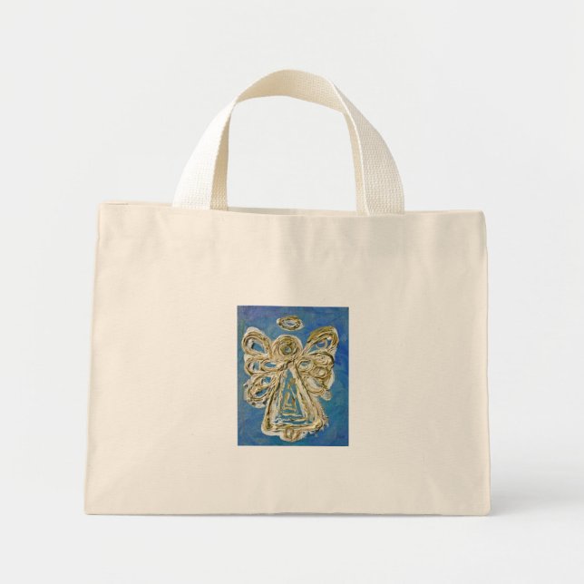 Bolsa Tote Mini Blue Angel Tote Bag (Frente)