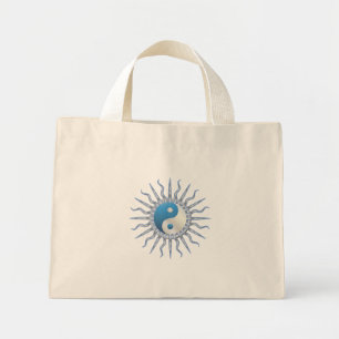 Bolsa Tote Mini Blue Starburst Yin Yang