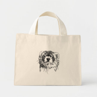 Bolsa Tote Mini borsa con furetto