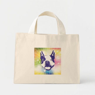 Bolsa Tote Mini Boston Terrier Sunburst