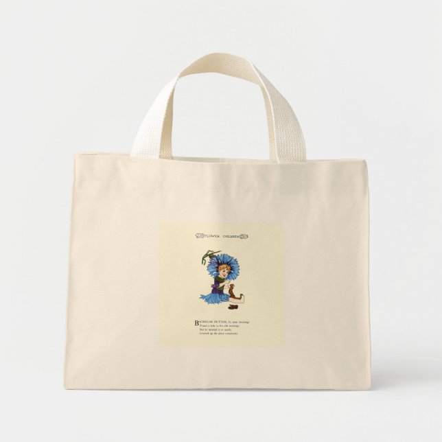 Bolsa Tote Mini Botão solteiro (Frente)