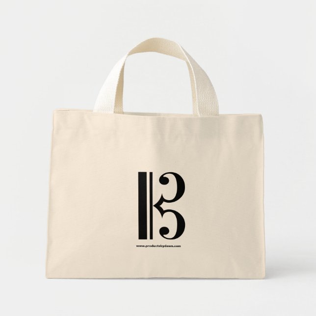 Bolsa Tote Mini C-Clef Tote Bag (Frente)