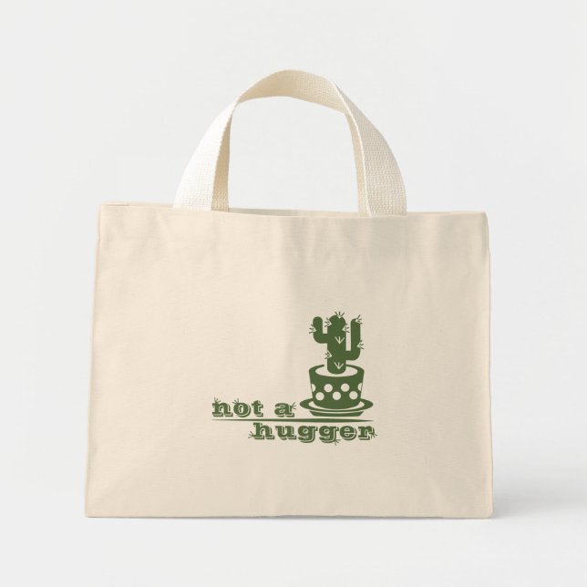 Bolsa Tote Mini Cactos não é um cacto engraçado (Frente)