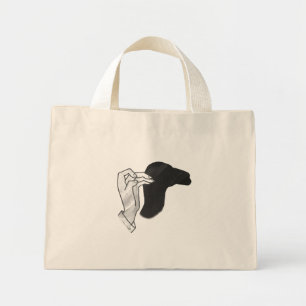 Bolsa Tote Mini Camel Silhueta Mão