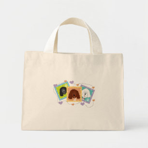 Bolsa Tote Mini Camiseta e presentes dos retratos do cão