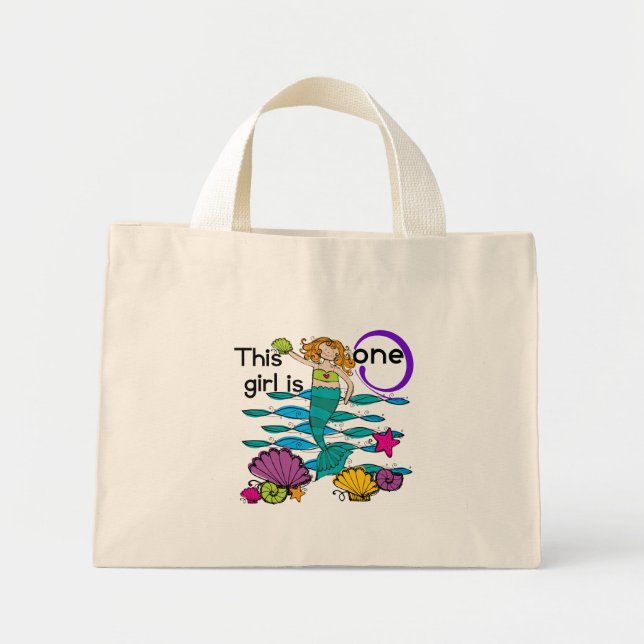 Bolsa Tote Mini Camisetas e presentes de primeiro aniversario de s (Frente)